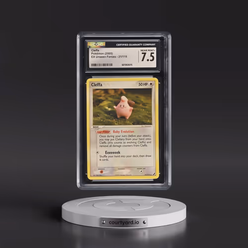 2005 EX Unseen Forces #21/115 Cleffa (CGC 7.5 NM+)
