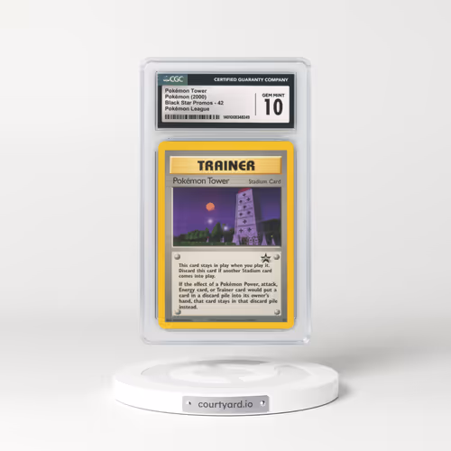 2000 Black Star Promo #42 Pokémon Tower (CGC 10 GEM MINT)