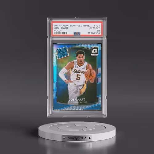2017 Panini Donruss Optic #171 Josh Hart - Holo (PSA 10 GEM MINT)