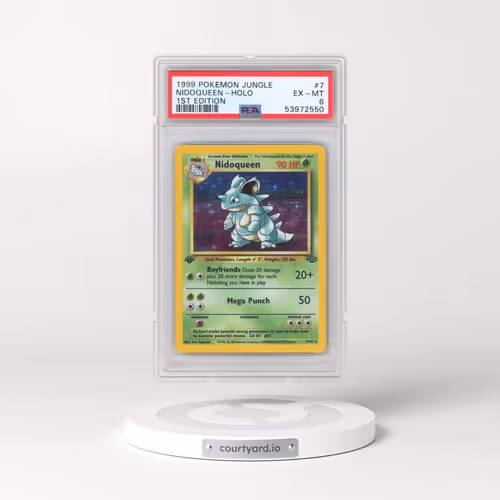 1999 Pokémon Jungle #7 Nidoqueen - 1st Edition Holo (PSA 6 EX-MT)