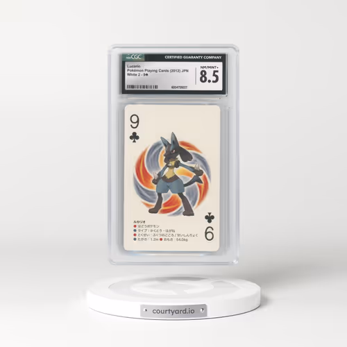 2012 White 2 #9ÿ Lucario (CGC 8.5 NM-MT+)