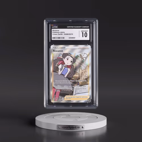 2023 Crown Zenith #GG66/GG70 Roxanne - Galarian Gallery Holo (CGC 10 GEM MINT)