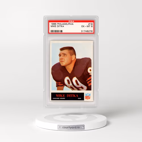 1965 Philadelphia #19 Mike Ditka (PSA 6 EX-MT)