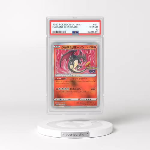 2022 Pokémon Go #011 Radiant Charizard - Holo (PSA 10 GEM MINT)