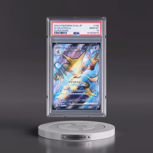 2023 Pokémon Sv2a-Pokémon 151 #190 Alakazam EX - Holo Super Rare (PSA 10 GEM MINT)