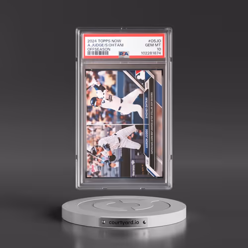 2024 Topps Now Offseason #OSJO Aaron Judge/Shohei Ohtani (PSA 10 GEM MINT)