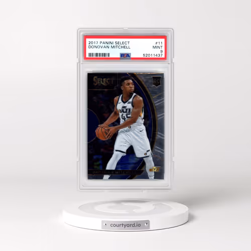 2017 Panini Select #11 Donovan Mitchell (PSA 9 MINT)