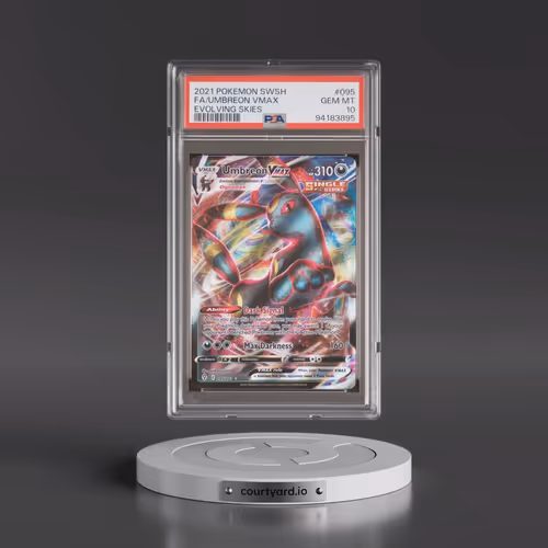 2021 Pokémon Sword & Shield Evolving Skies #095 Umbreon Vmax - Full Art (PSA 10 GEM MINT)