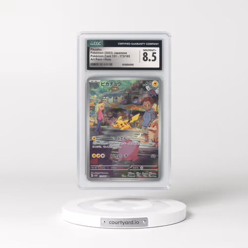 2023 Pokémon Card 151 #173/165 Pikachu - Art Rare (CGC 8.5 NM-MT+)