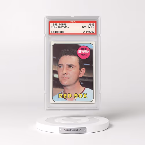 1969 Topps #543 Fred Newman (PSA 8 NM-MT)