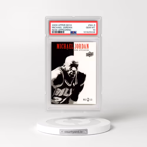 2009 Upper Deck Now Appearing #NA-6 Michael Jordan (PSA 10 GEM MINT)