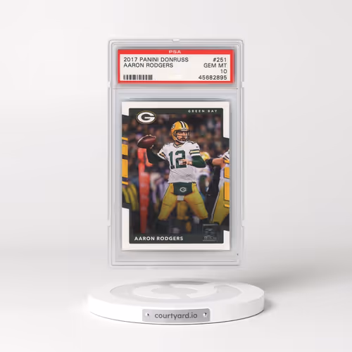 2017 Panini Donruss #251 Aaron Rodgers (PSA 10 GEM MINT)