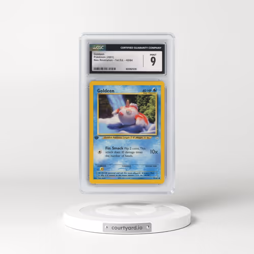 2001 Neo Revelation #45/64 Goldeen - 1st Edition (CGC 9 MINT)