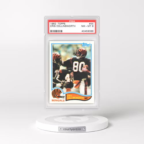 1982 Topps #44 Cris Collinsworth (PSA 8 NM-MT)