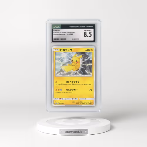 2019 Dream League #016/049 Pikachu (CGC 8.5 NM-MT+)