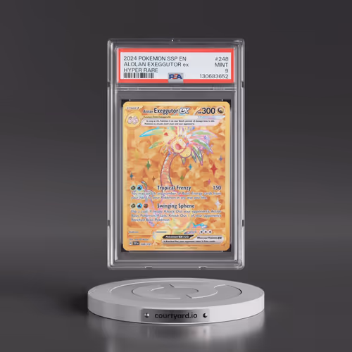 2024 Pokémon Ssp EN-Surging Sparks #248 Alolan Exeggutor EX - Holo Hyper Rare (PSA 9 MINT)