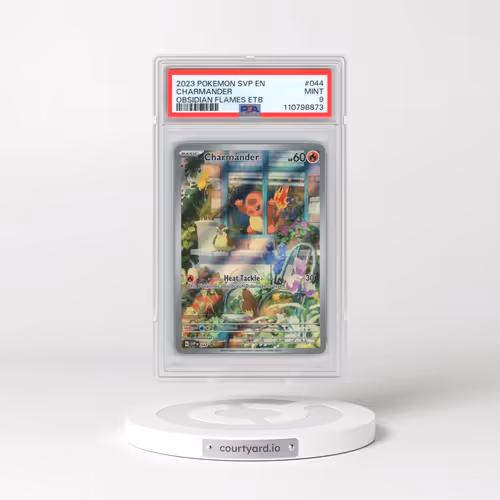 2023 Pokémon Svp EN-SV Black Star Promo #044 Charmander - Obsidian Flames Elite Trainer Box (PSA 9 M