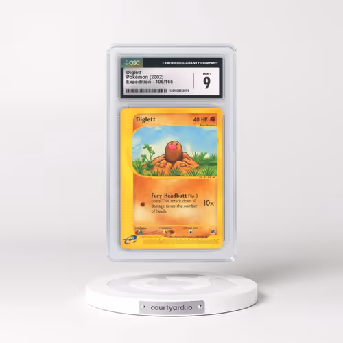 2002 Expedition #106/165 Diglett (CGC 9 MINT)