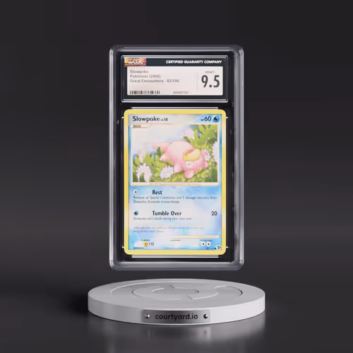 2008 Great Encounters #82/106 Slowpoke (CGC 9.5 MINT+)