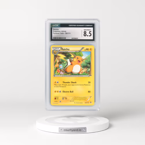2014 Furious Fists #28/111 Raichu (CGC 8.5 NM-MT+)