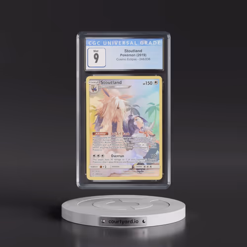 2019 Cosmic Eclipse #248/236 Stoutland - Character Rare Secret Rare (CGC 9 MINT)