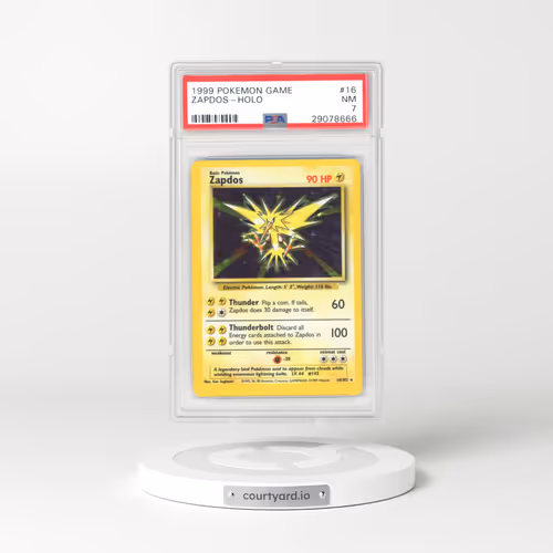 1999 Pokémon Game #16 Zapdos - Holo (PSA 7 NM)