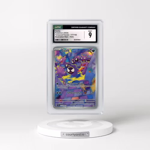 2023 Temporal Forces - TEF EN #177/162 Gastly - Illustration Rare (CGC 9 MINT)