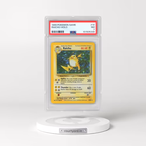 1999 Pokémon Game #14 Raichu - Holo (PSA 7 NM)