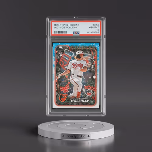 2024 Topps Holiday #H50 Jackson Holliday (PSA 10 GEM MINT)