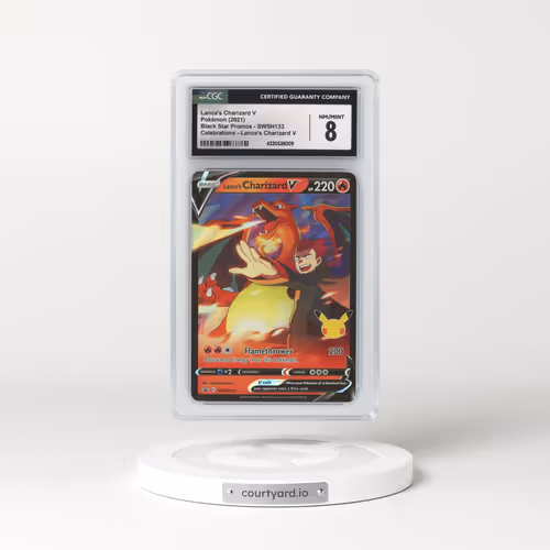 2021 Celebrations #SWSH133 Lance's Charizard V - Full Art Holo (CGC 8 NM-MT)