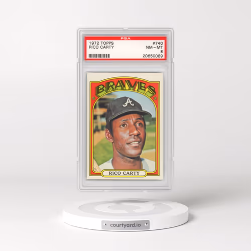 1972 Topps #740 Rico Carty (PSA 8 NM-MT)