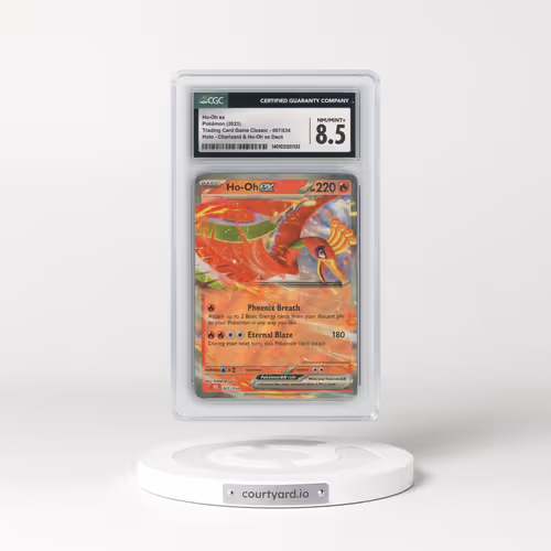 2023 Pokémon Clc-Trading Card Game Classic Charizard & HO-Oh EX Deck #007 HO-Oh EX - Holo (CGC 8.5 NM-MT+)