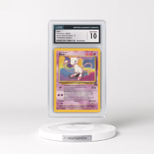 1999 Black Star Promos #8 Mew - Pokémon League (CGC 10 GEM MINT)