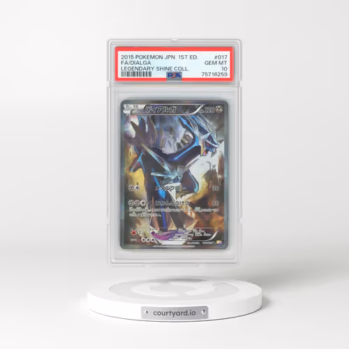 2015 Pokémon Legendary Shine Collection #017 Dialga - 1st Edition Full Art (PSA 10 GEM MINT)