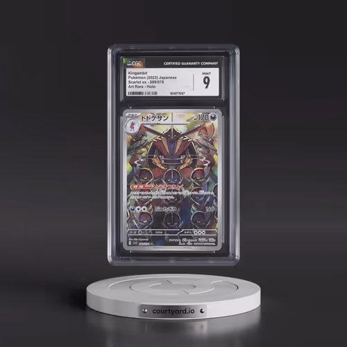 2023 Scarlet ex #089/078 Kingambit - Art Rare Holo (CGC 9 MINT)