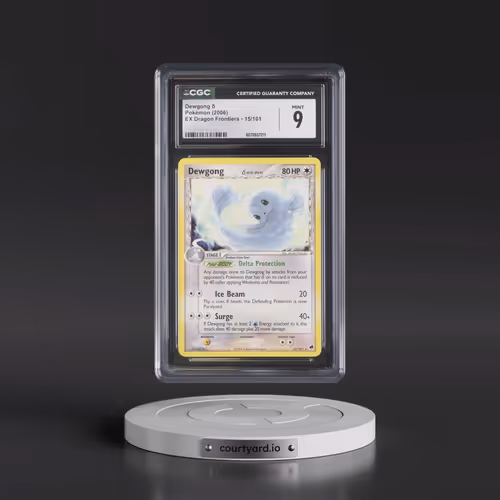 2006 EX Dragon Frontiers #15/101 Dewgong δ (CGC 9 MINT)
