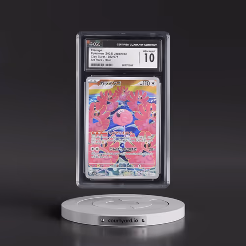 2023 Pokémon Sv2d-Clay Burst #082 Flamigo - Art Rare (CGC 10 GEM MINT)