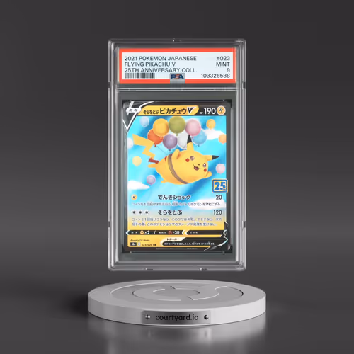 2021 Pokémon 25th Anniversary Collection #023 Flying Pikachu V - Holo (PSA 9 MINT)