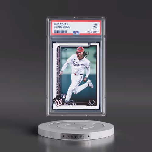 2025 Topps #181 James Wood (PSA 9 MINT)