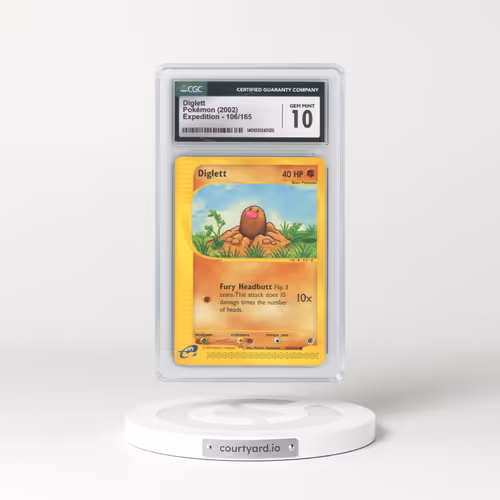 2002 Expedition #106 Diglett (CGC 10 GEM MINT)