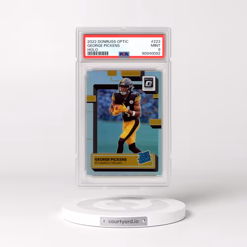 2022 Panini Donruss Optic #223 George Pickens - Holo (PSA 9 MINT)