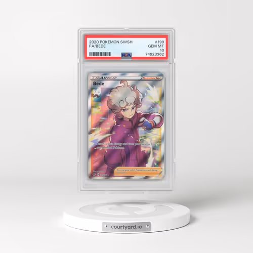 2020 Pokémon Sword & Shield #199 Bede - Full Art (PSA 10 GEM MINT)