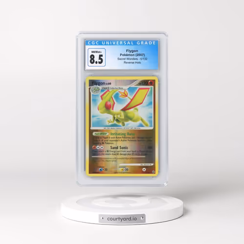 2007 Secret Wonders #5/132 Flygon - Reverse Holo (CGC 8.5 NM-MT+)