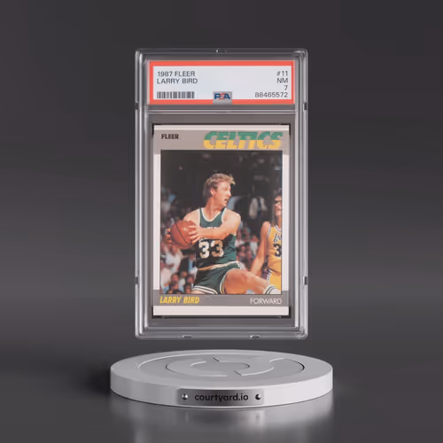 1987 Fleer #11 Larry Bird (PSA 7 NM)