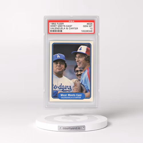 1982 Fleer #635 West Meets East (PSA 10 GEM MINT)