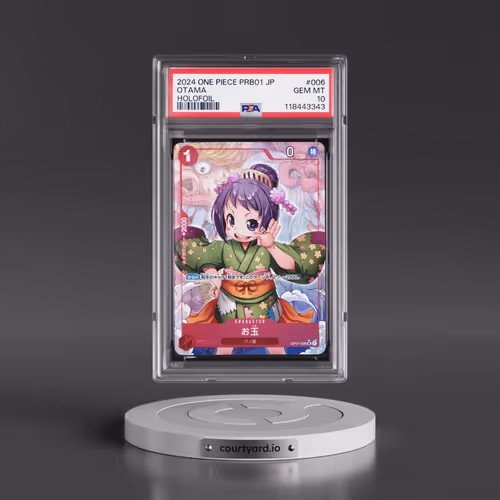 2024 One Piece Japanese PRB01-Premium Booster -One Piece Card the Best #006 Otama - Holofoil (PSA 10