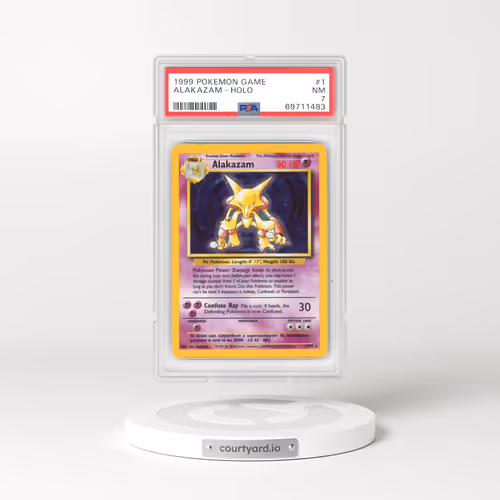1999 Base Set #1 Alakazam - Holo (PSA 7 NM)