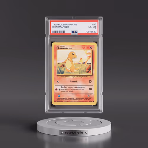 1999 Pokémon Game #46 Charmander (PSA 6 EX-MT)