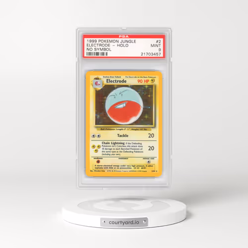 1999 Jungle #2 Electrode - Holo No Symbol (PSA 9 MINT)
