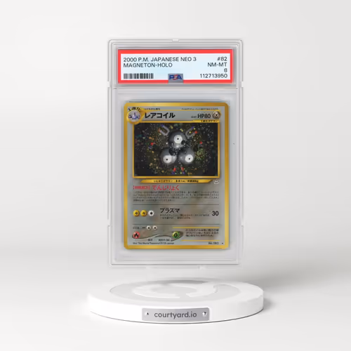 2000 Pokémon Neo 3 #82 Magneton - Holo (PSA 8 NM-MT)